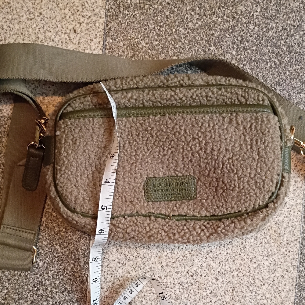 Laundry By Shelli Segal Green Belt Bag with Sleek Design